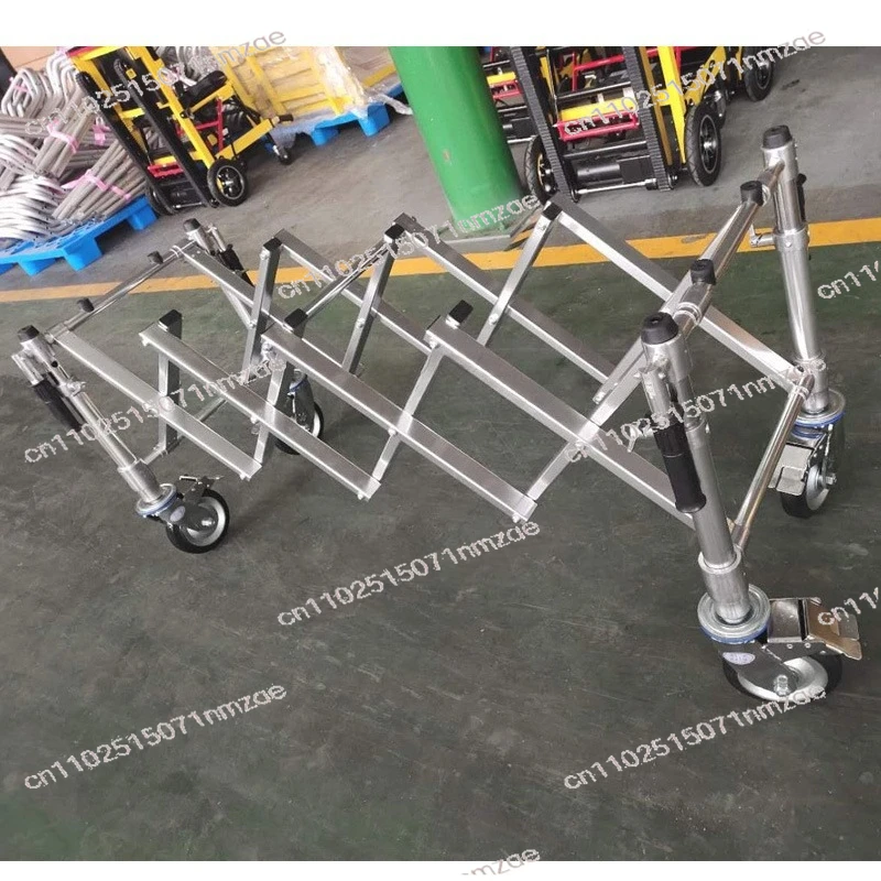 Ultra-high Load-bearing Aluminum Alloy Coffin Cart Funeral Transport Body Cart Funeral Funeral Coffin Rack
