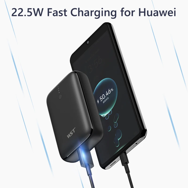 22.5W Fast Charge Power Bank 9600mAh Protable External Battery Charger for iPhone 14 Huawei Samsung PD 20W Powerbank for Xiaomi