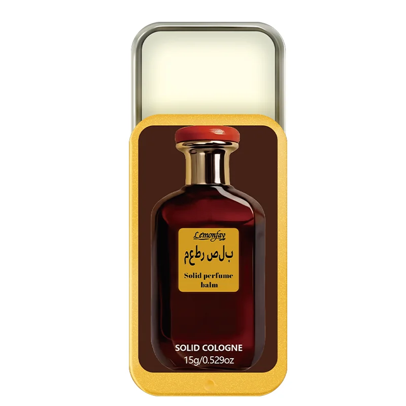 Lemonfay Arabischer Stil Festes Parfüm-Balsam 15g, Tragbarer Langanhaltender Maskuliner Duft, Sanfter Herrenduft für den Täglichen Gebrauch – Detail 9