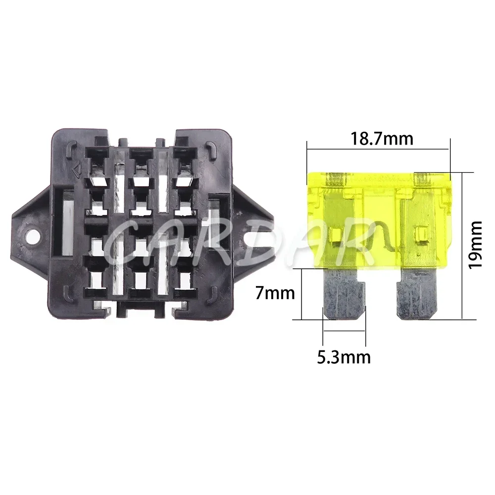 1 Set 6/14/20 Way AC Assembly Standard Car Fuse Holder Box Blade Fuse Block Automotive Multi-circuit Assembly Control Box