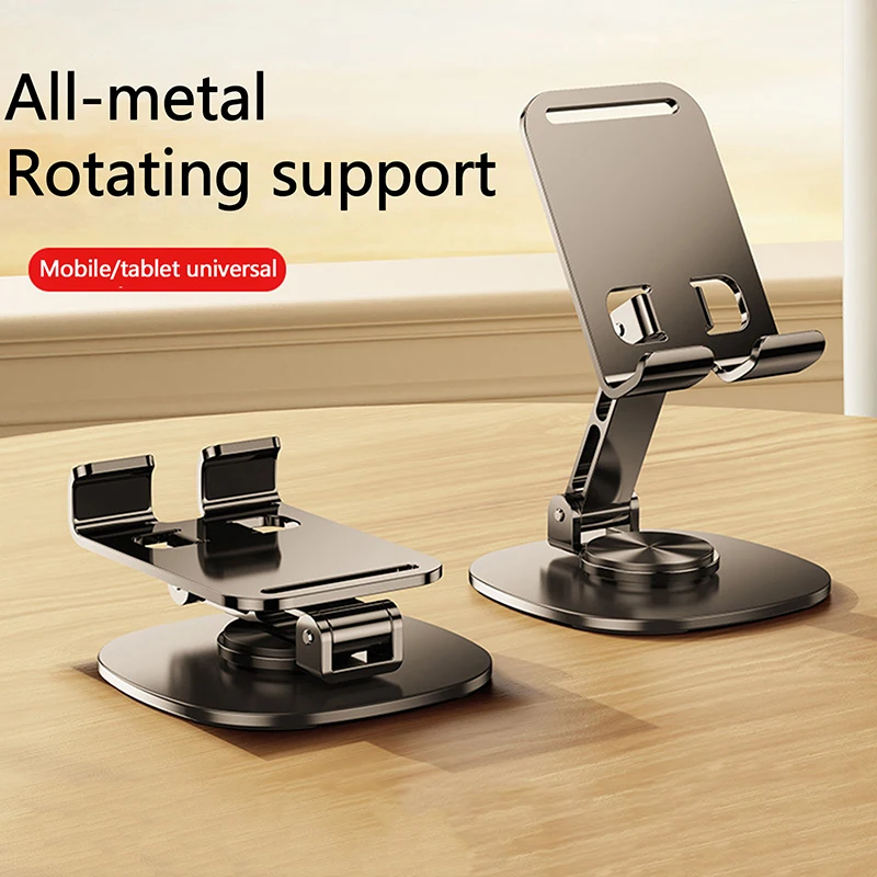 720 ° Rotating Desktop Mobile Phone Tablet Computer Bracket Portable Laziness Can Folded Adjustment For Iphone 15 Huawei Ipad