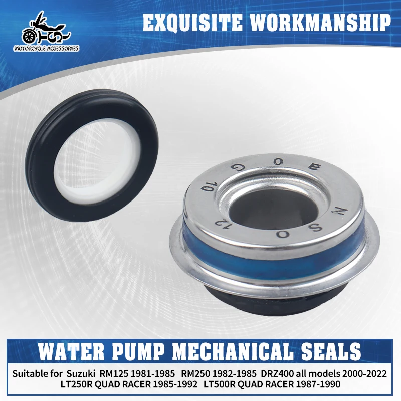 

SJ Motorcycle Parts Water Pump Seals Kit For Suzuki RM125 RM250 DRZ400 LT250R QUAD RACER LT500R QUAD RACER Coolant Leak Repair