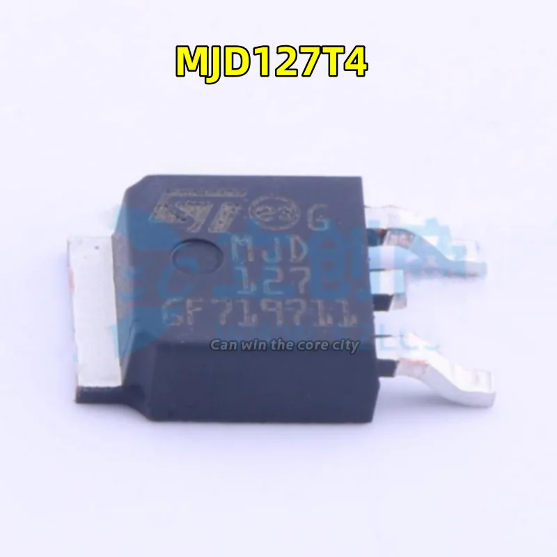 1-100 PCS/LOT New original MJD127T4 screen screen MJD127 patch TO252 PNP Darlington tube genuine