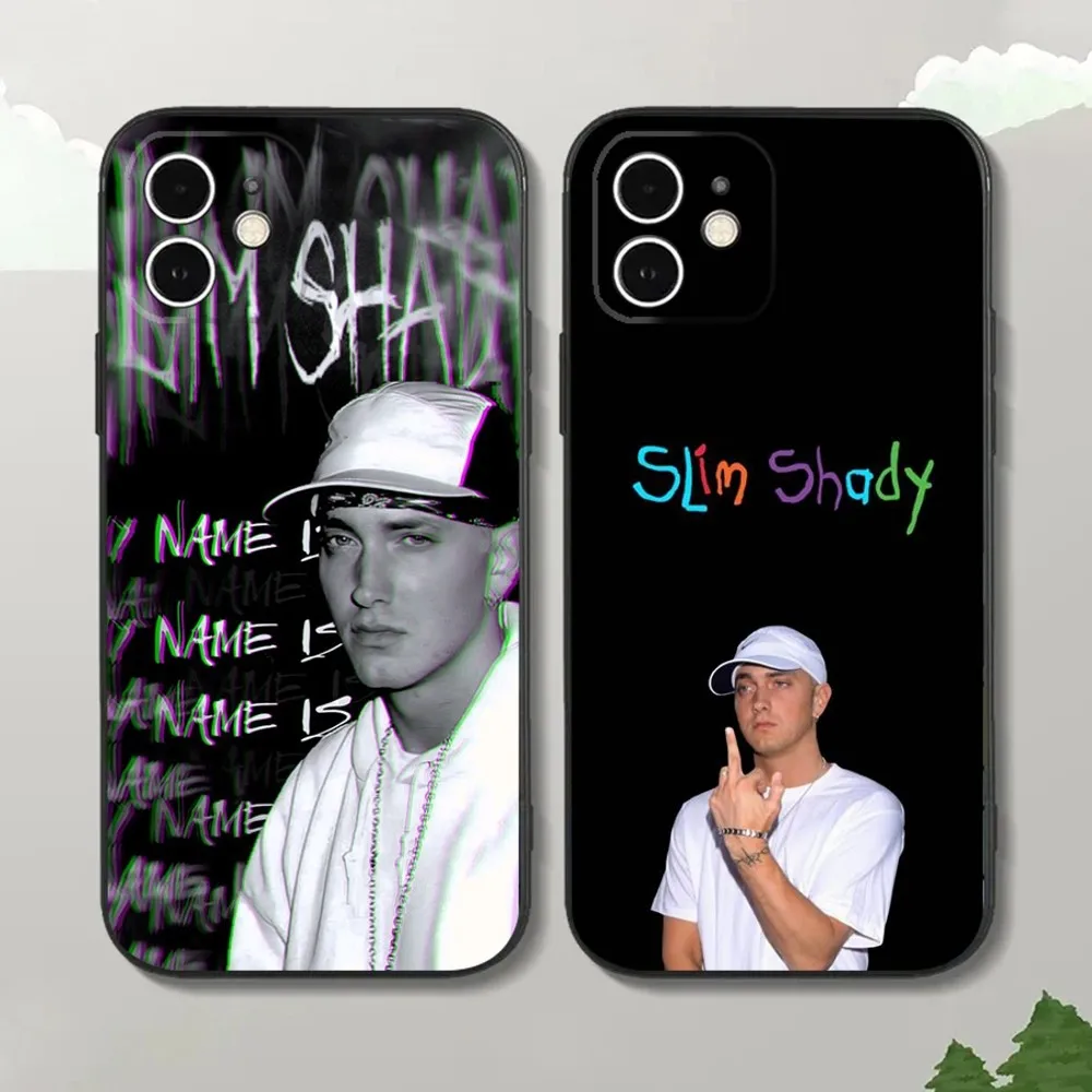 Singer E-Eminem Houdini Phone Case For iPhone16,15,14,13,12 Mini 11 Pro XR,X,XS,MAX 7,8 Plus Silicone Cover Soft Black