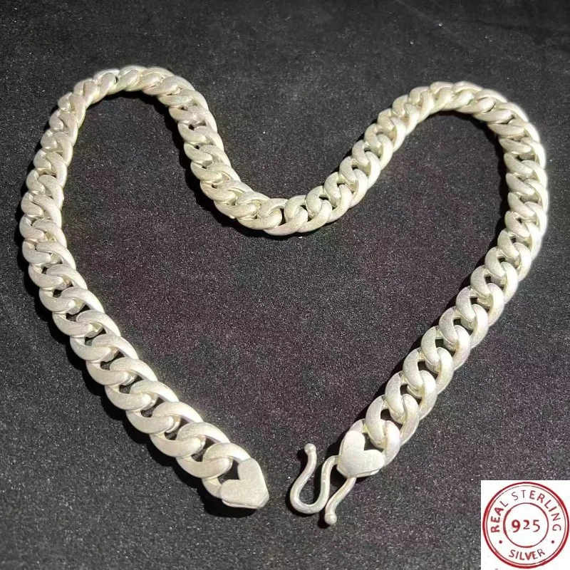 s925-classic-elegant-chinese-style-tibetan-silver-folk-minimalist-necklace-fashion-unisex-couple-jewelry-ideal-party-gift