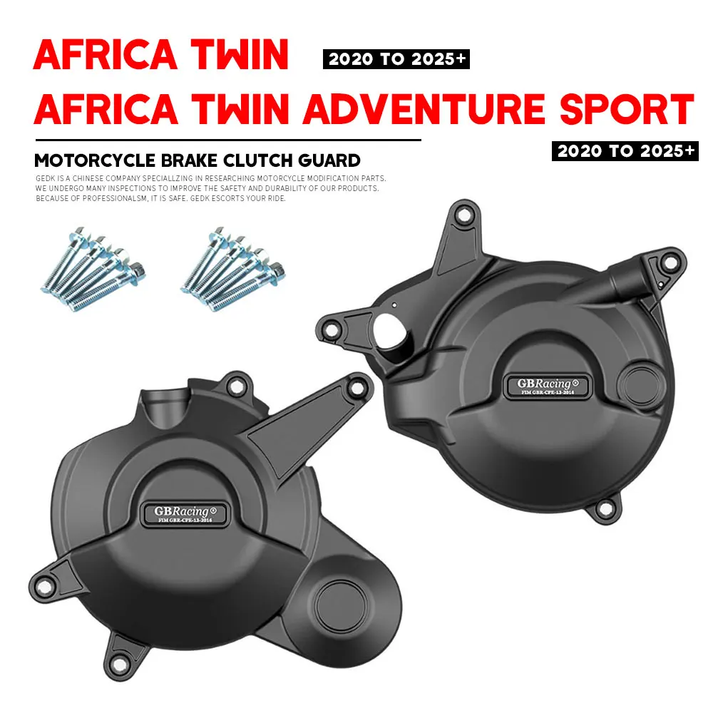

GB Racing Engine Cover AFRICA TWIN ADVENTURE SPORT 2020-2025 For HONDA Motorcycle Alternator Clutch Protection Cover Accessories