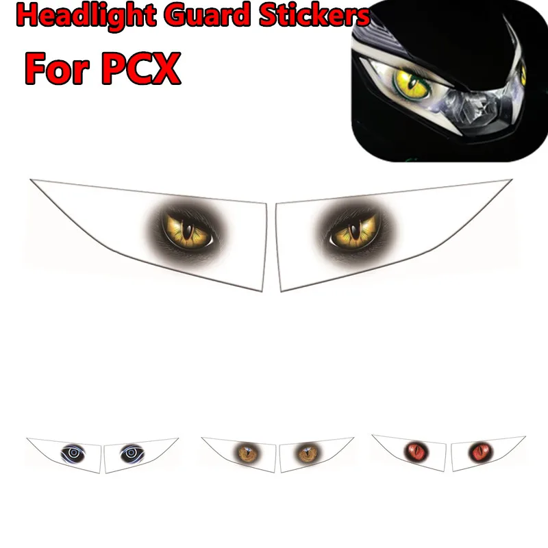 

Наклейки для защиты фар мотоцикла HONDA PCX150 2021-2024 2020, аксессуары для PCX150 PCX125 PCX160, наклейки на фары