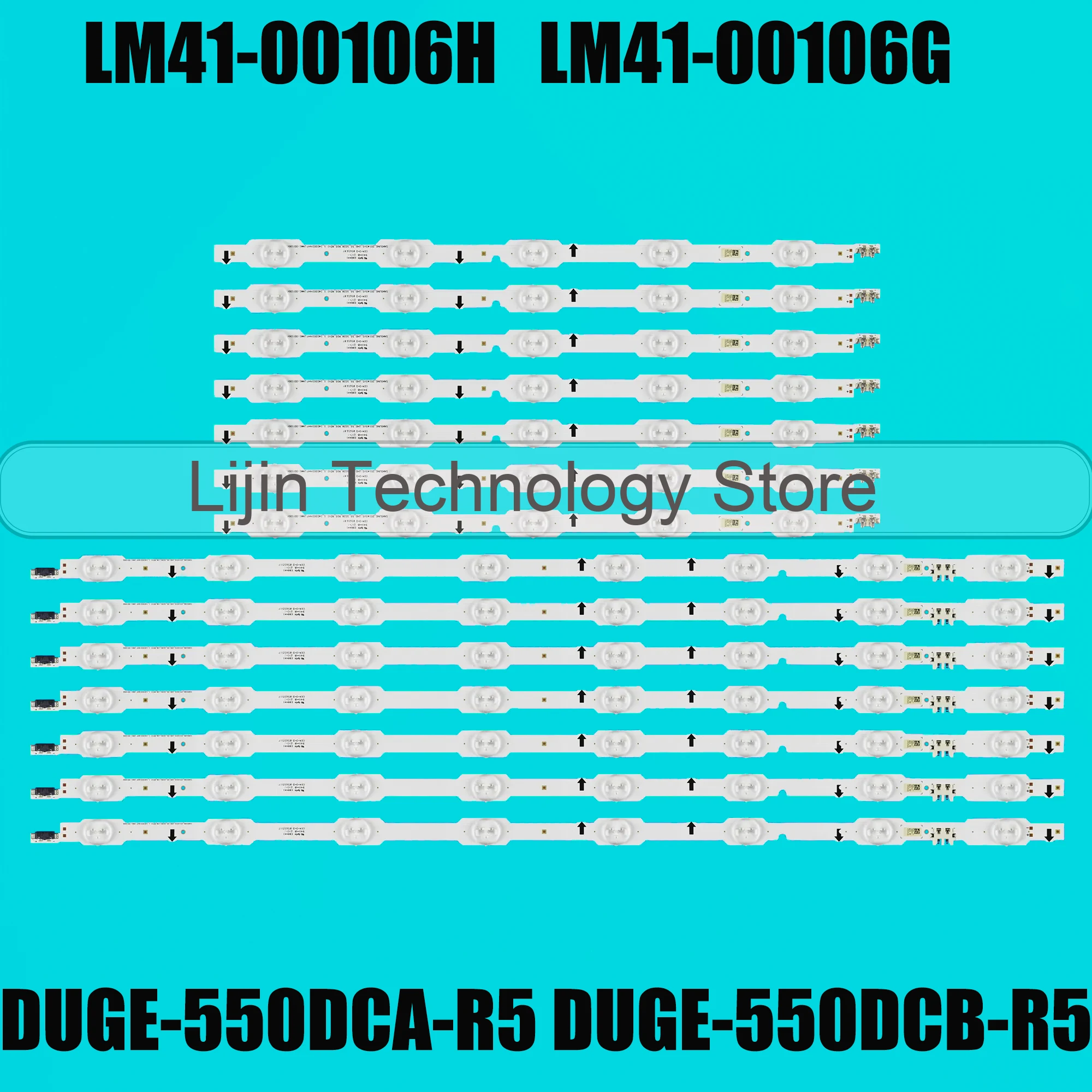 tira retroiluminacao led para ue55hu6900 ue55hu7000 un55hu7000 un55hu6840 duge550dca r5 550dcb bn9634251a 34252a 32182a 32183a 14 pcs 01