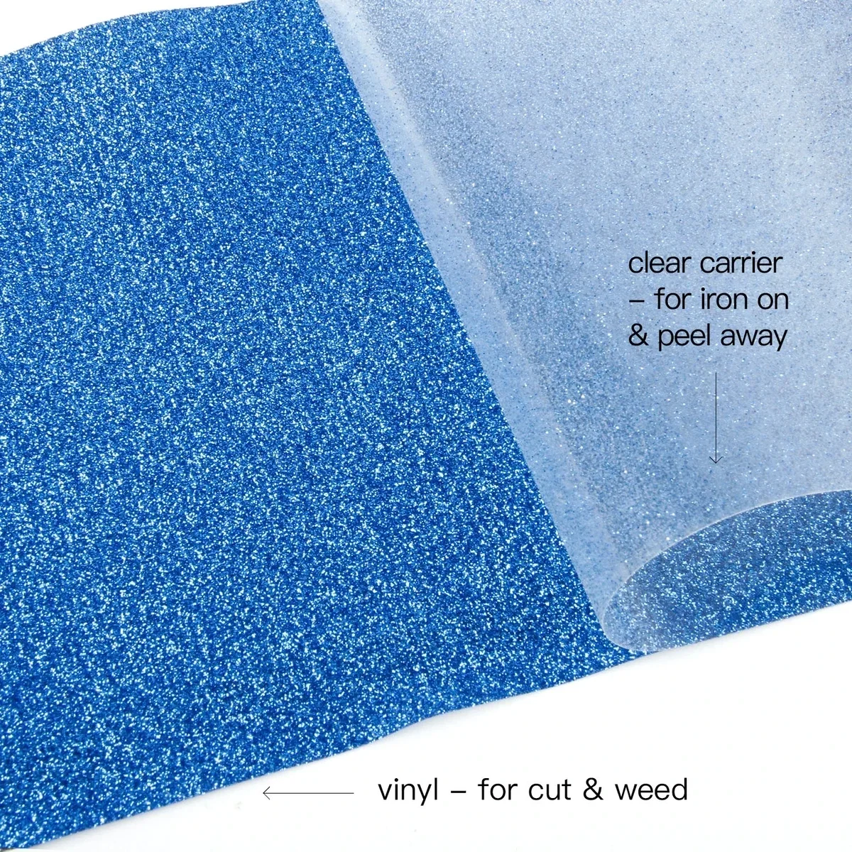 Atacado de alta qualidade cor pu htv rolos glitter decoração vinil transferência de calor para la ropa