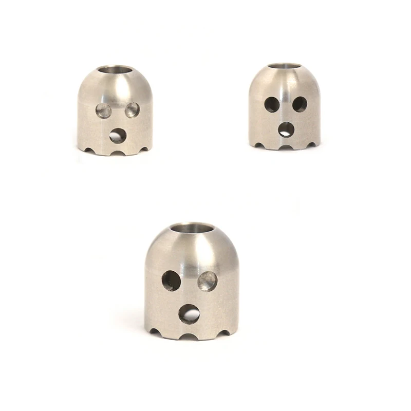 Pendentif en acier inoxydable en forme de fantôme, avec corde paracorde, jouets de décompression, accessoire Edc, jouets anti-Stress, cadeau pour adulte