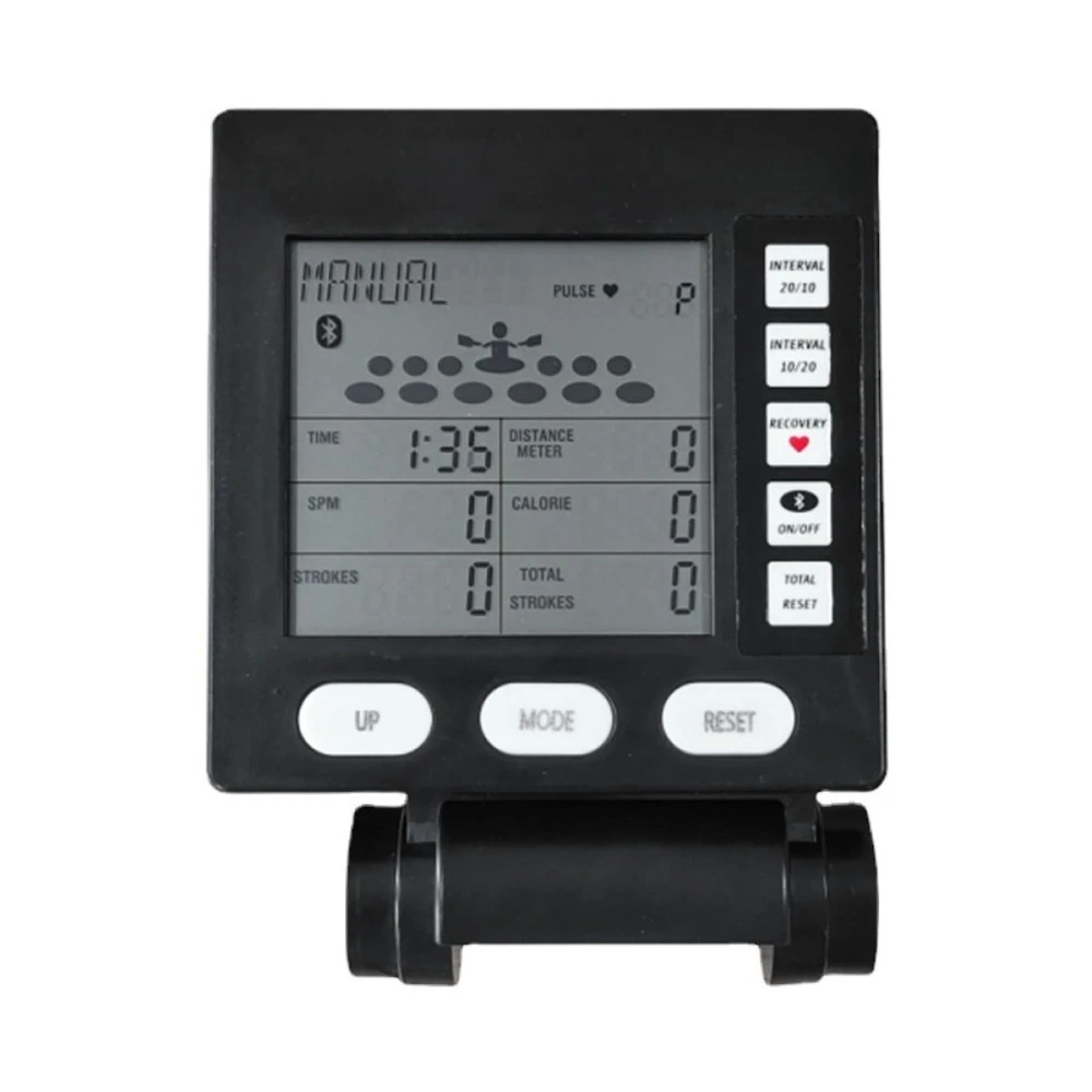 Fitness Rowing Machine Monitor Gym and Home Use Display for Rower Workouts