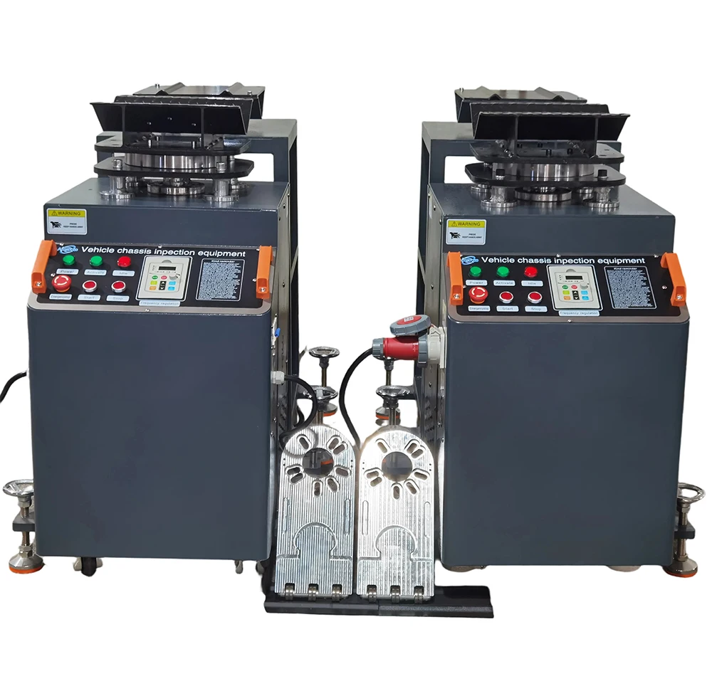 Full Automatic Chassis Road Simulator Vehicle Suspension Abnormal Noise Detection Machine For Car Maintenance W Rotary Function