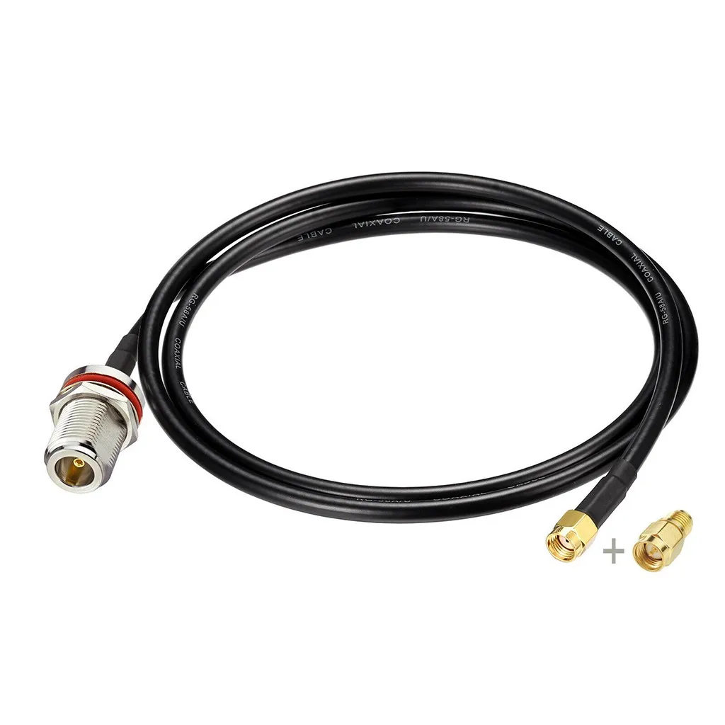 1M RPSMA to N Female Cable for Antenna Extension in Helium HNT Hotspot Applications Compatible with For Bobcat