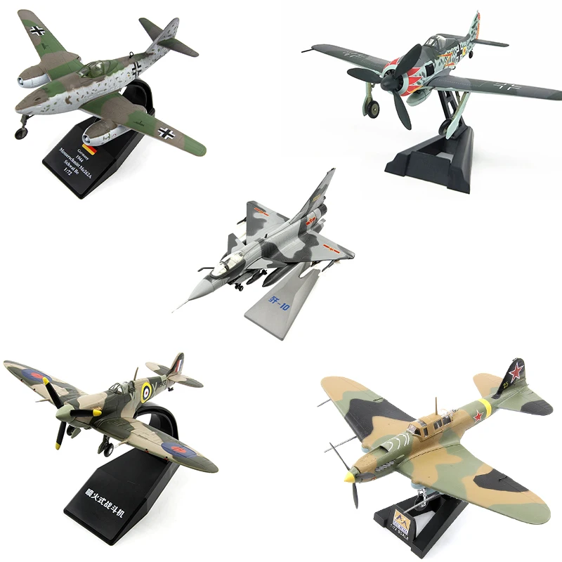 Air Force 1/72alloy model SU-35 fighter Me262A /F-35B /MK.VB/J-10/P-51B/FW190 A-5 alloy finished aircraft model Collection Gifts