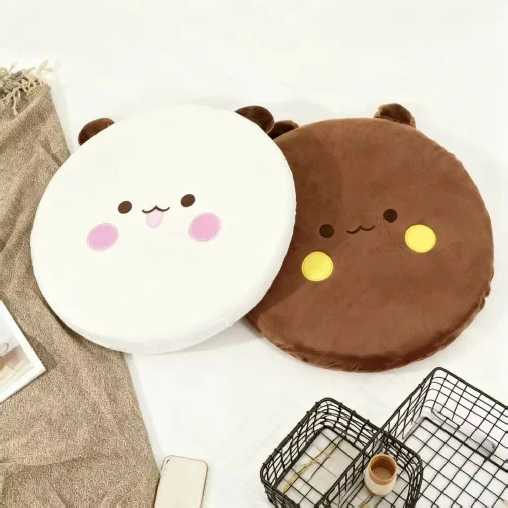 Cojín de peluche de Panda Bubu y Yier de algodón PP, juguete de peluche de Panda Bubu y Dudu suave y grueso, redondo y transpirable