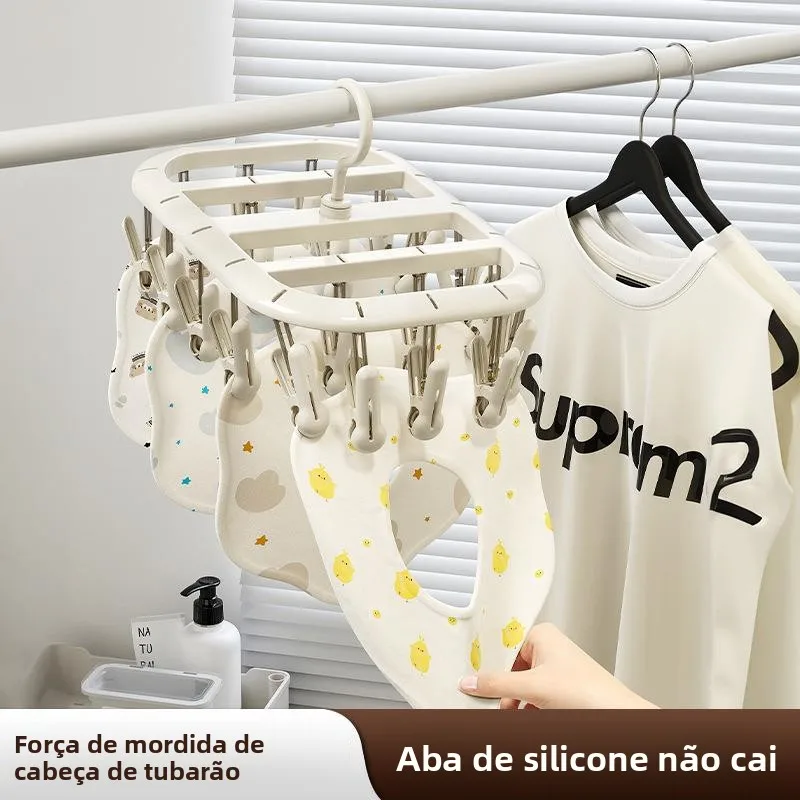 children's-special-clothes-hanger-baby-socks-drying-rack-home-use-baby-multi-clamp-clothes-drying-rack-multi-functional-cloth