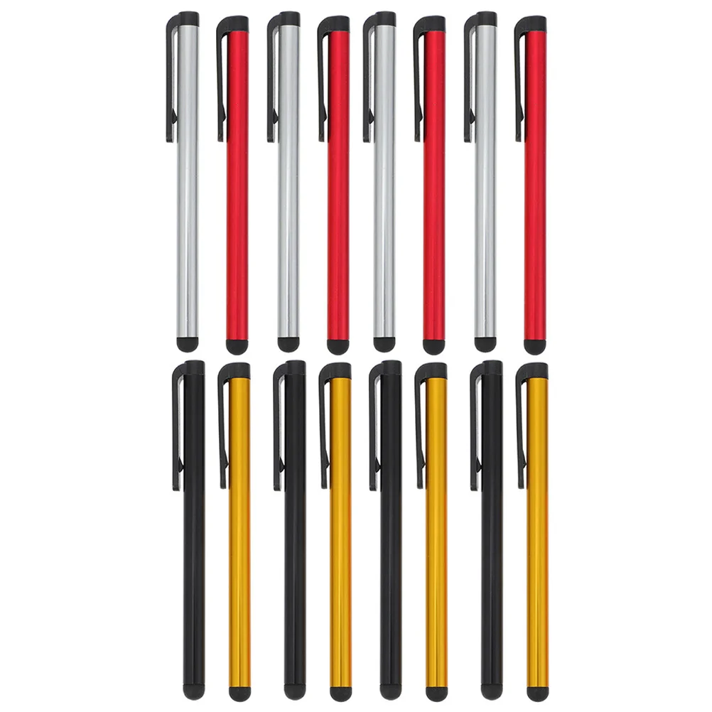 16 Pcs Writing Screen Stylus Pens Aluminum Alloy Tablet Smartphone Capacitive