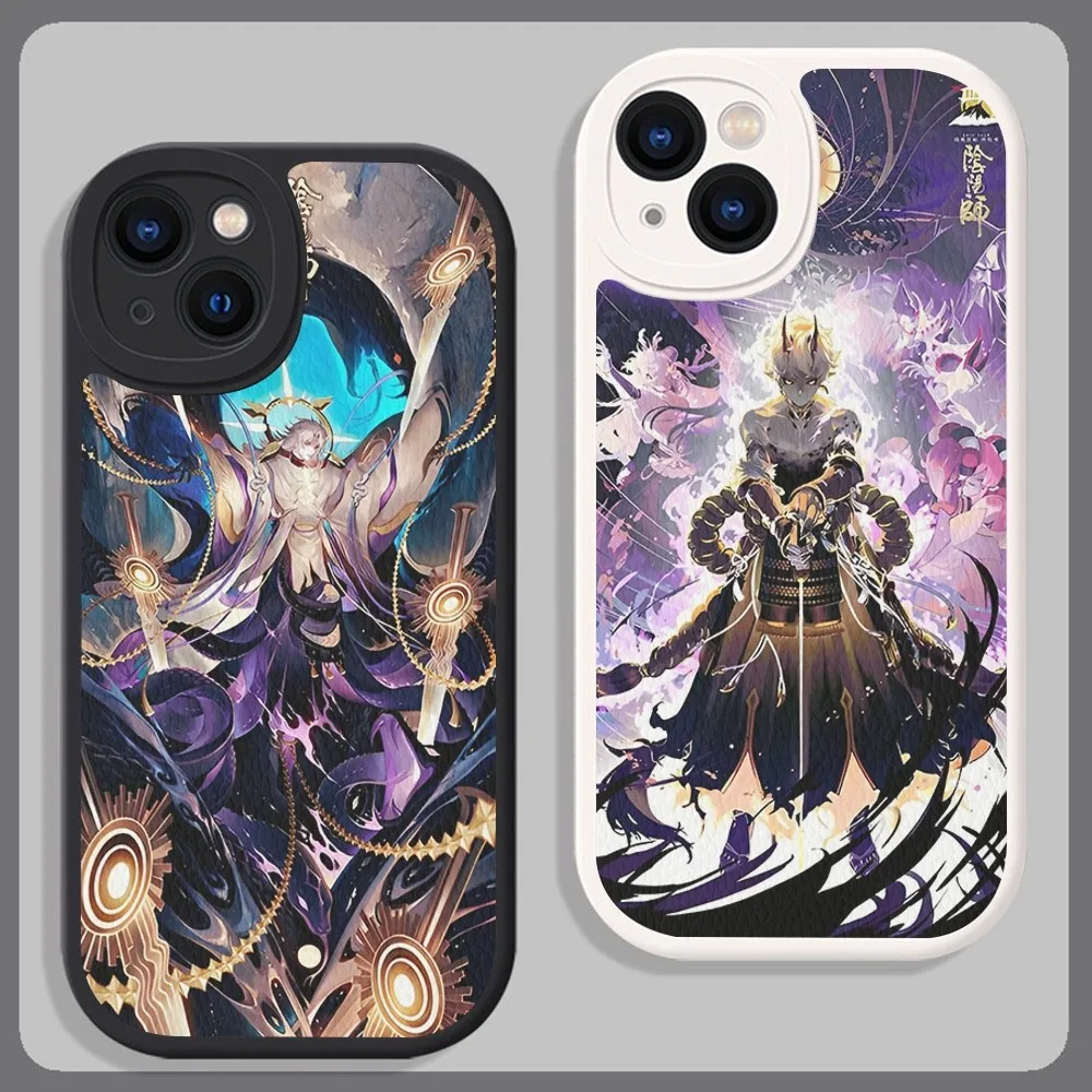 Onmyoji game Phone Case Hard Leather For iPhone 14 13 12 Mini 11 14 Pro Max Xs X Xr 7 8 Plus Fundas