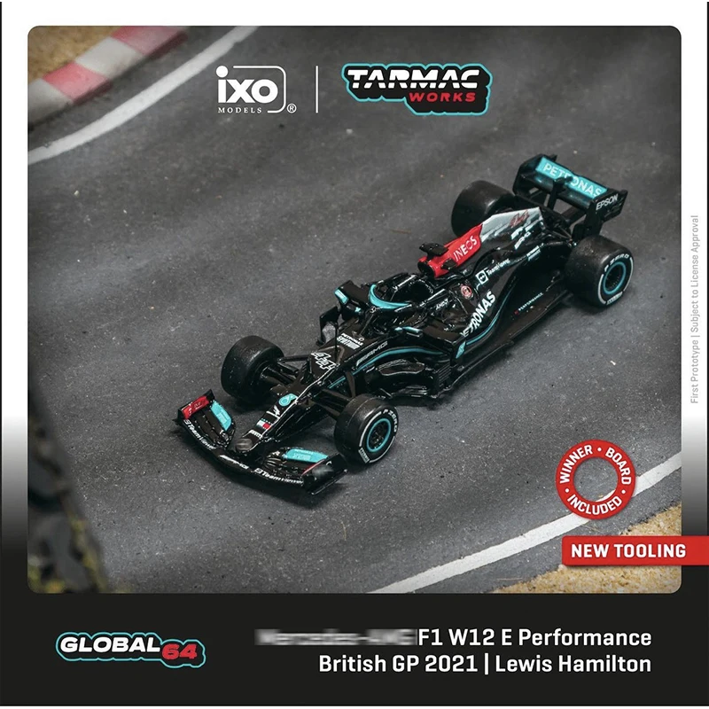 TW 1:64 F1 W12 E Performance 44 77 Diecast Diorama Car Model Collection Miniature Carros Toy Tarmac Works