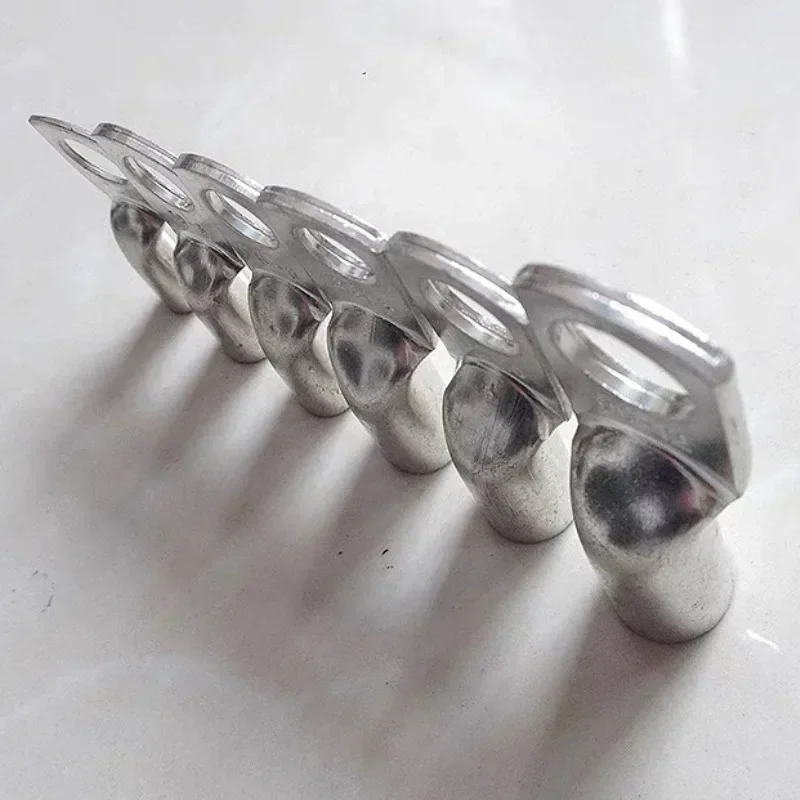 5PCS JG Marine Terminal JG6 JG10 JG16 JG25MM² Cable Lug Copper Tinned Electrical Lug Wire Connector 14-2 AWG