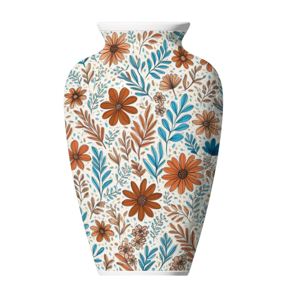 Kreatywny wazon 3D do składania, wodoodporny, do samodzielnego aranżowania kwiatów, artystyczny wazon z klocków, dekoracja domu, prezent na parapetówkę