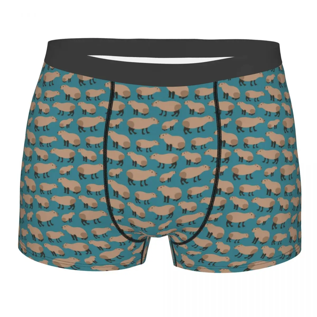 Custom Capybara Funny Popular Animals Pattern Boxer Shorts For Homme 3D Print Underwear Panties Briefs Stretch Underpants