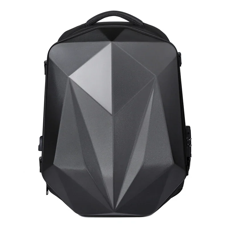 Men\'s 17.3\'\'Laptop Backpack 50 L Large Capacity USB Port Bag Hard Case Gaming Backpack Laser Diamond Commuting Business Backpack