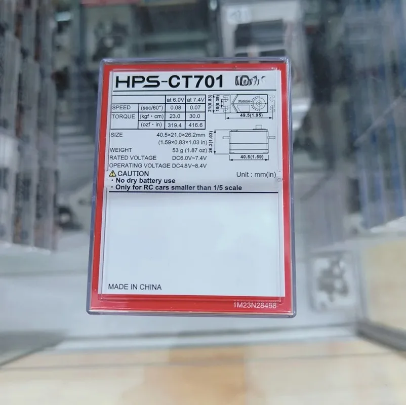 

Сервопривод HPS-CT701 высоковольтный бесщеточный с коротким корпусом для автомоделей (замена CT700)