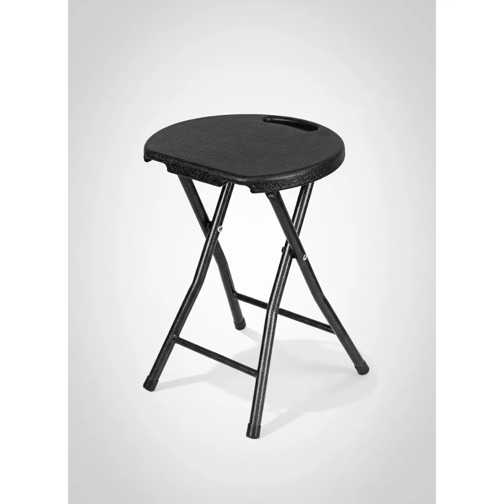 

Складной табурет 18 дюймов, сверхмощный, вместимость 500 фунтов, легкий, портативный, с противоскользящими ножками для кемпинга, кухни на открытом воздухе