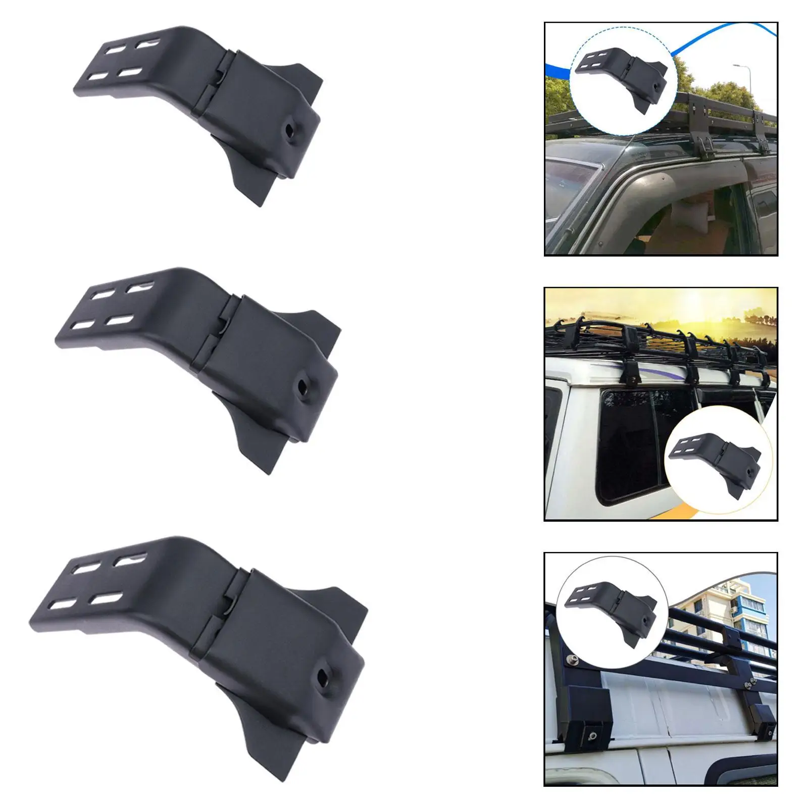 

Car Roof Rack Gutter Mount Adapter Replacement Roof Rack Fixed Rain Gutter Bracket for Automobile