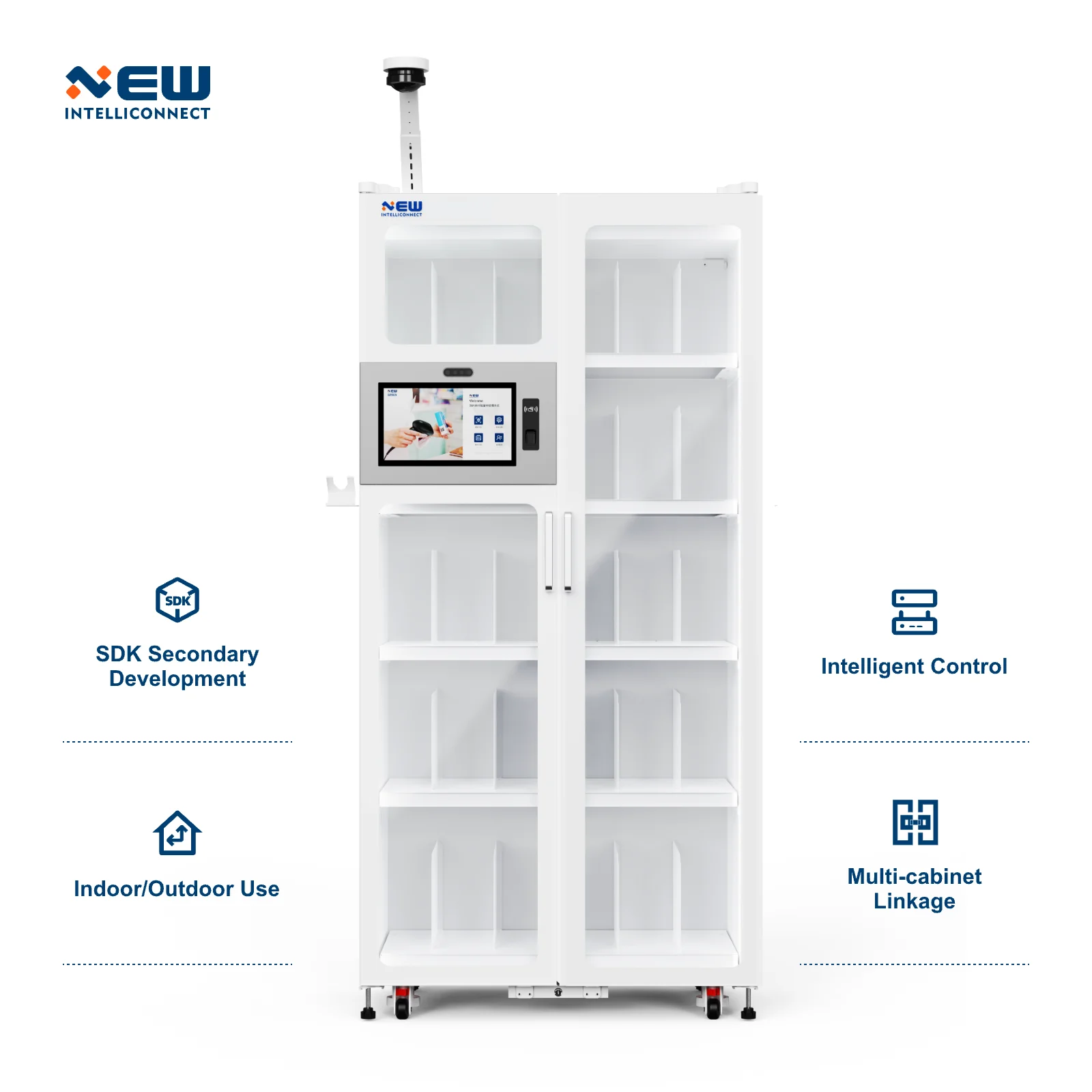 ตู้ล็อกเกอร์สแกนอัจฉริยะสำหรับการจัดการคลังสินค้า  ตู้ควบคุมการเข้าออกด้วยระบบไบโอเมตริกซ์สำหรับการจัดการสำนักงาน