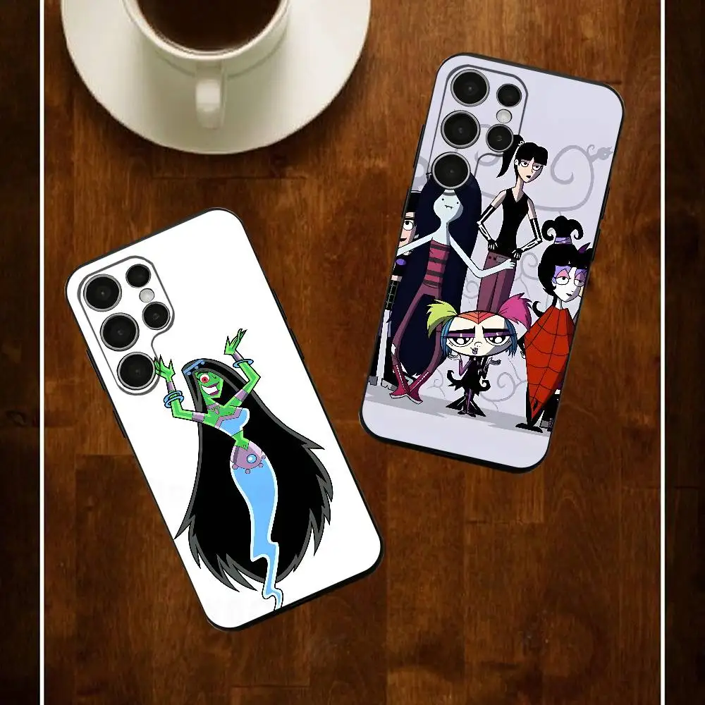 Creepie Cartoon Silicone Case For Samsung S25 24 23 22 21 20 Plus Ultra 5G Lite Shockproof Cover