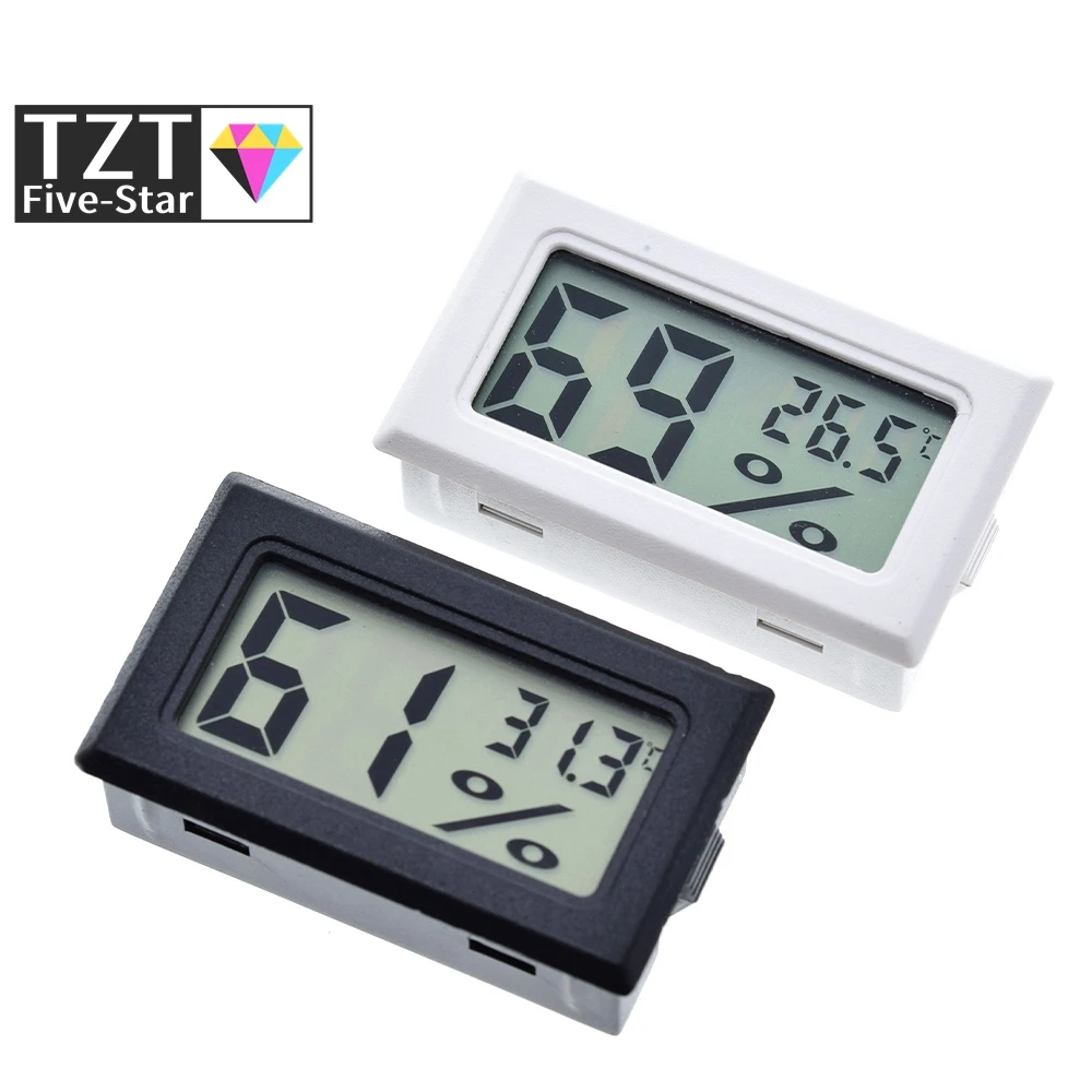 TZT Miniature Digital LCD Display Indoor Convenient Temperature Sensor Hygrometer Thermometer Hygrometer