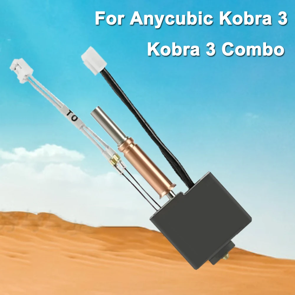 

Для Anycubic Kobra 3 Combo Hotend Kit Термистор Нагревательная трубка 24 В 50 Вт Hotend Для Anycubic Kobra 3 Детали 3D-принтера Комплекты Hot End