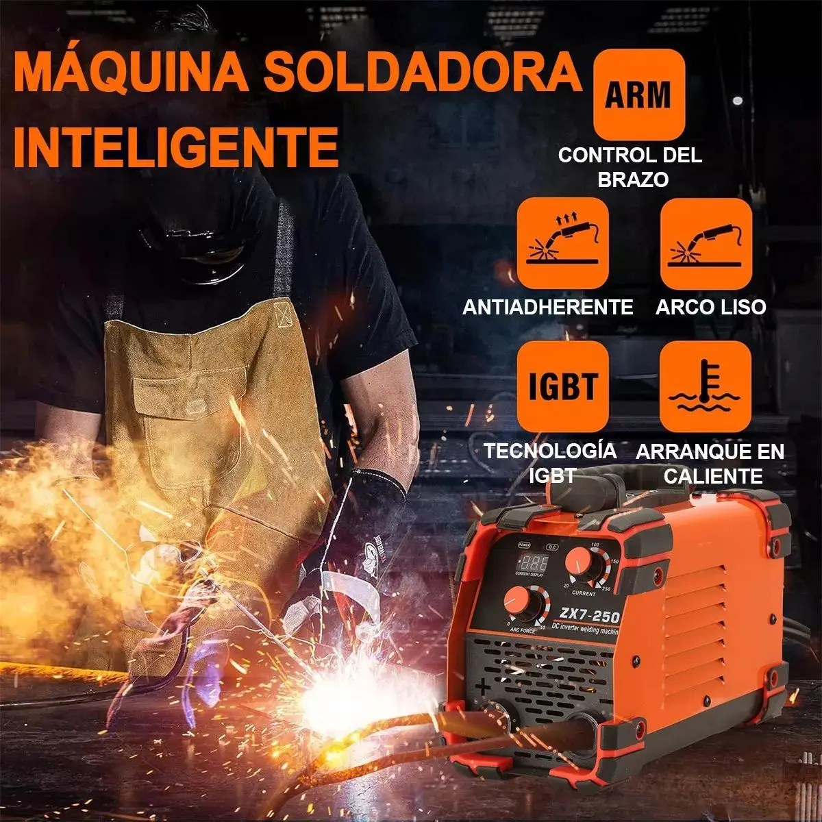 ZX7-250 Welding Machine ARC MMA LIFT TIG MINI IGBT Inverter LED Digital Display Protable Home Welder EU plug/US plug 220V/110V