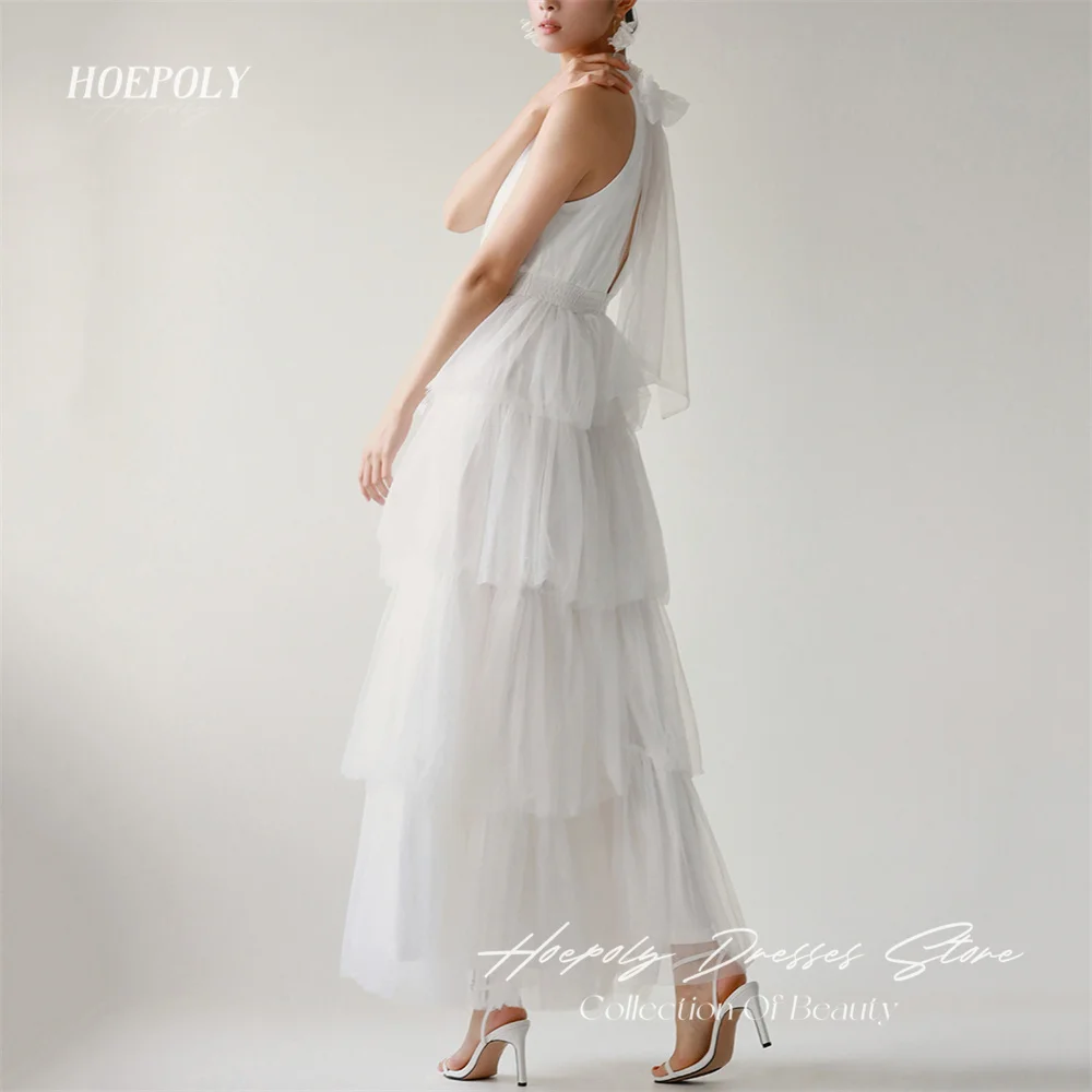 Hoepoly-vestido feminino sem alças, mini plissado, simples e elegante, vestido longo de baile, elegante e elegante, estilo de verão, novo e elegante