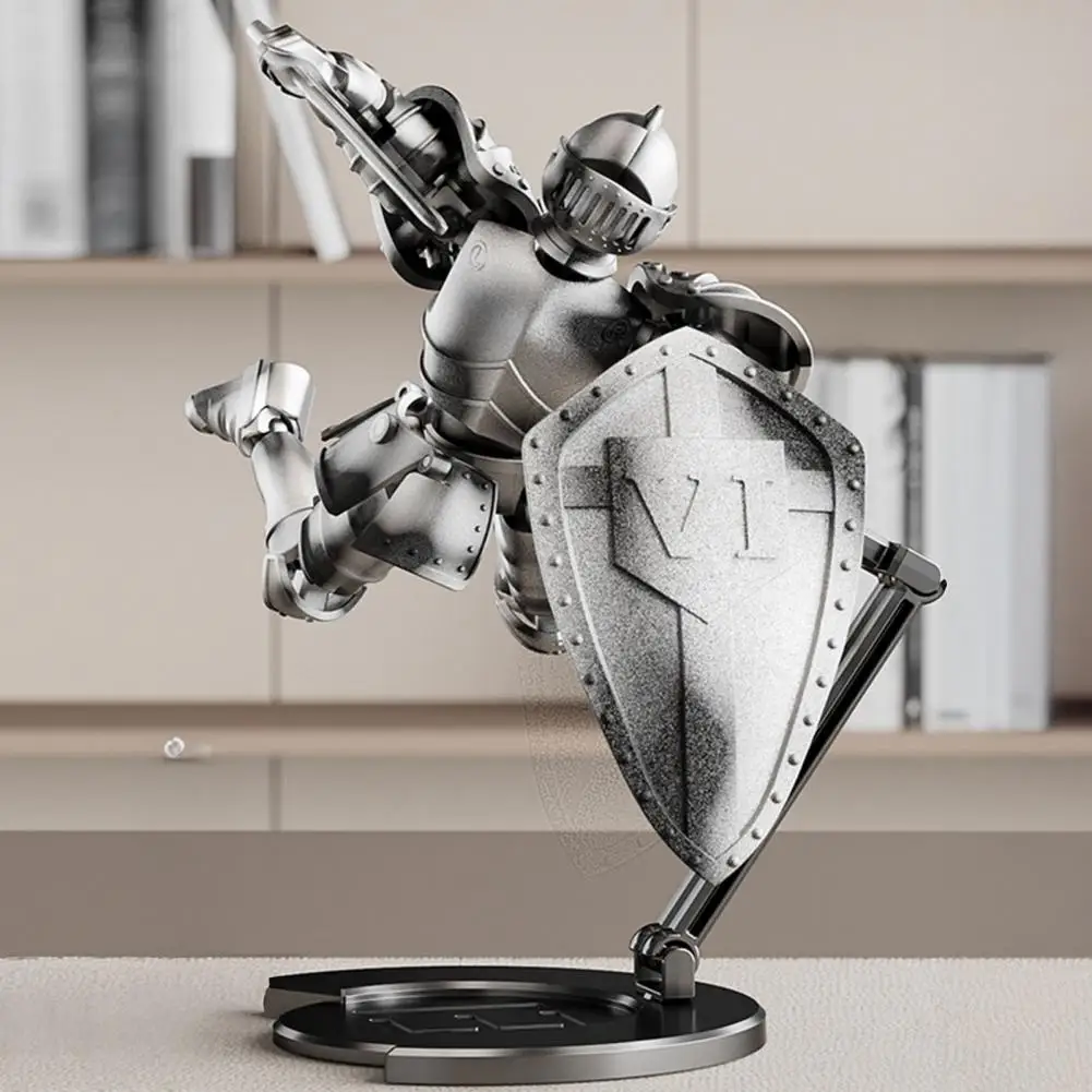 액세서리와 중세 기사 액션 피규어 움직일 수있는 관절 기사 모델 장난감 관절 로봇 더미 입상 홈 인테리어