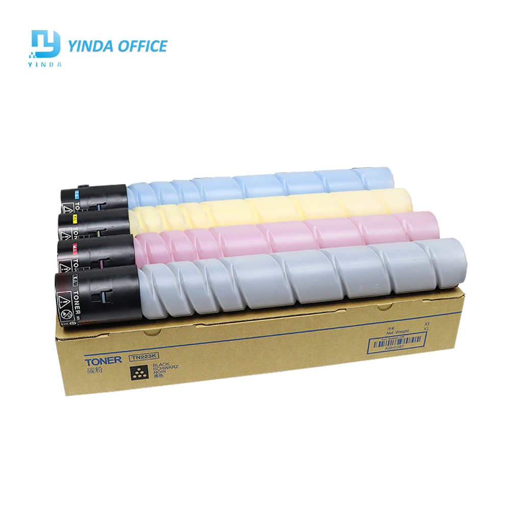 TN224 Toner Cartridge For Konica Minolta BIZHUB C226 C266 C256 C7222 C7226 Copier Cartridges TN223