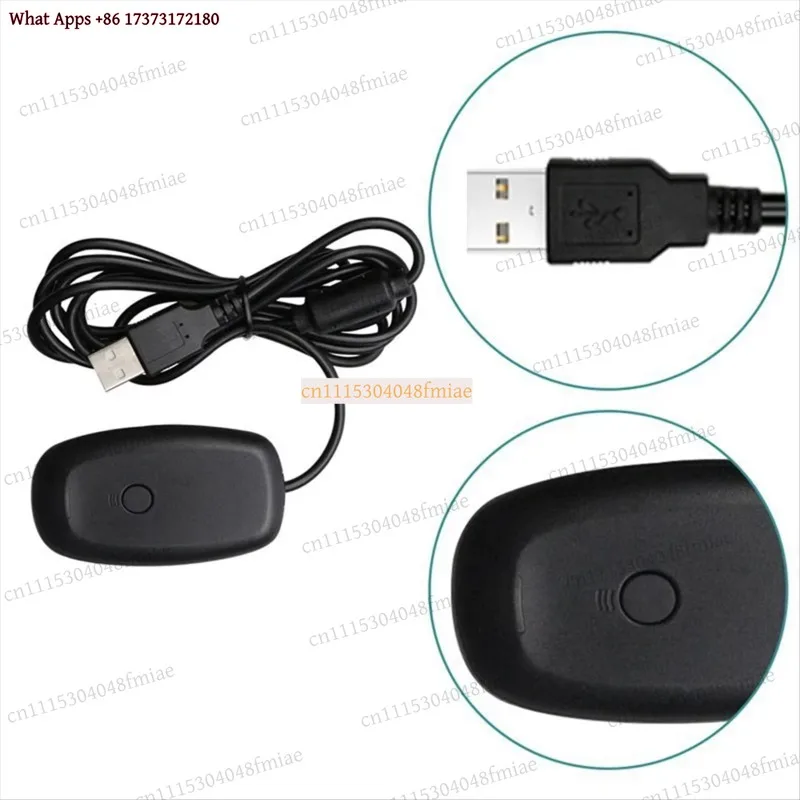 Wireless Gamepad USB Receiver Adapter for Xbox 360 Controller, PC Dongle Supports Win7/8/10 System