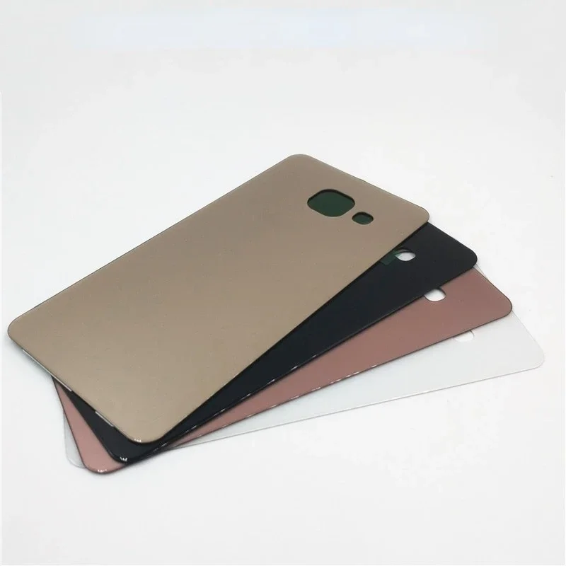 New Back Housing for Samsung A3 A310 A5 A510 A7 A710 A9 A910 2016 Rear Door Battery Cover Glass Cover with Adhesive