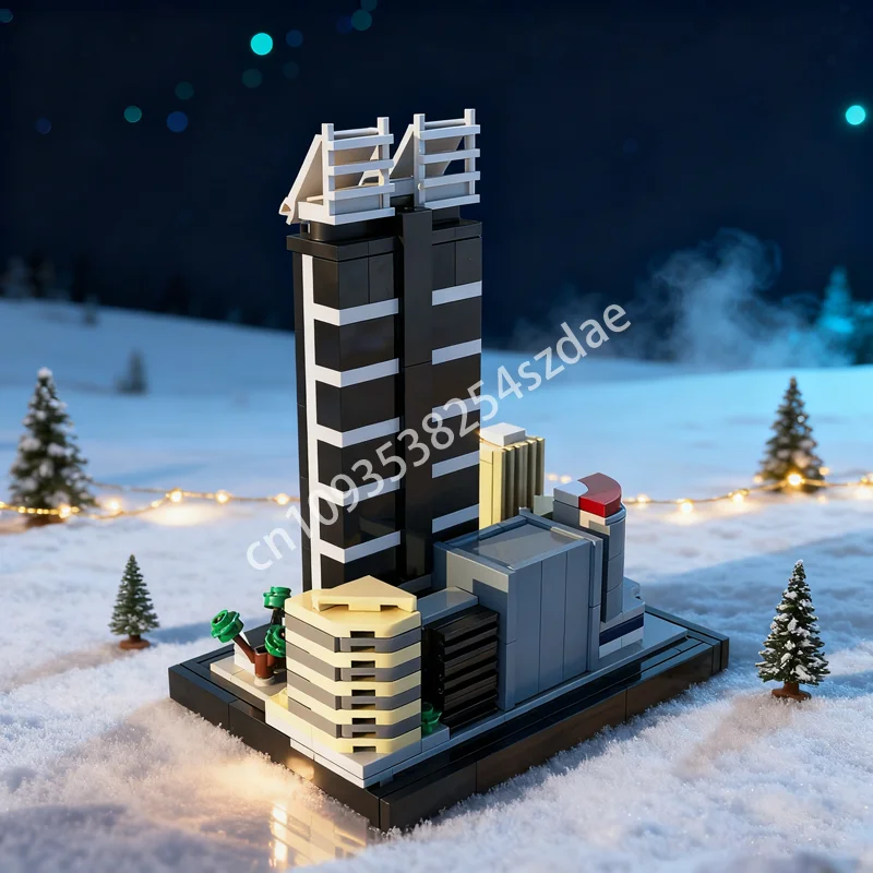 

335pcs MOC Brookfield Place An Architectural Piece Model Building Blocks Christmas Gift Creative Idea Brick Toys Kids Birthday