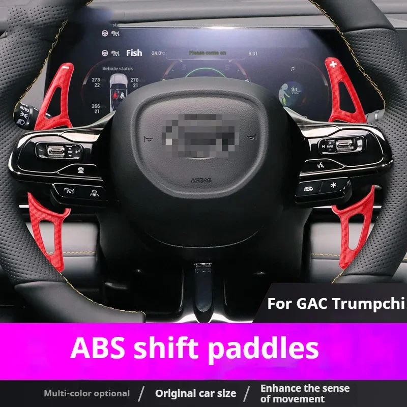 

2pcs Car Steering Wheel Shift Paddle Extension Aluminum Alloy Shifters For GAC Trumpchi EMPOW GS8 Auto Accessories