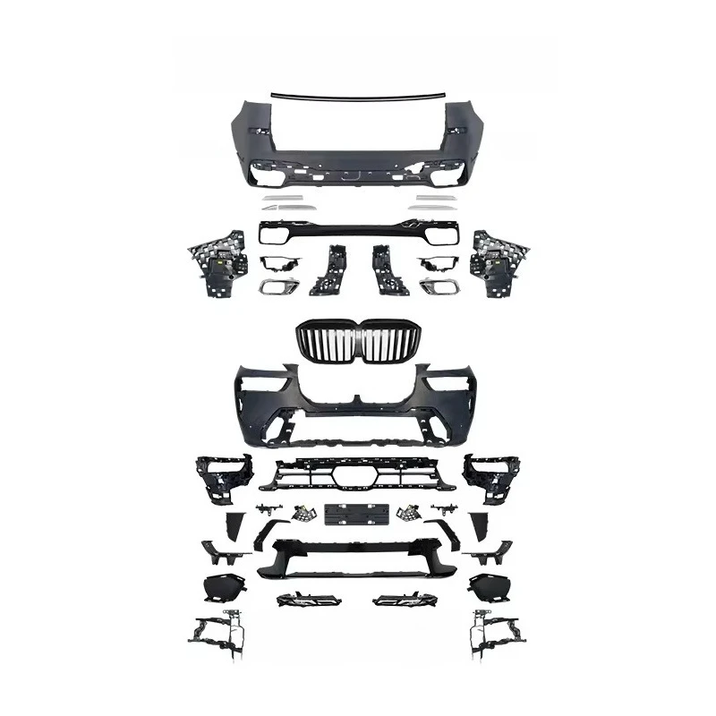 X7 (G07) Full Set Bodykit Grille Tail Lamps Head Lamps Front Bumper PP Material 2019+ Upgrade