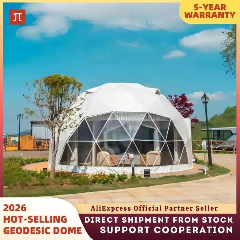 

Geodesic Dome Hotel Tent Spherical Manor Tent Resort Outdoor Camping Dome Transparent Starry Sky Tent Global Shippings