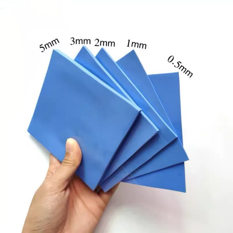Imagem -02 - Almofada Térmica de Silicone para Cpu Gpu Dissipador de Resfriamento Gpu Almofadas de Alto Desempenho Tamanho Múltiplo Condutor w mk 1pc