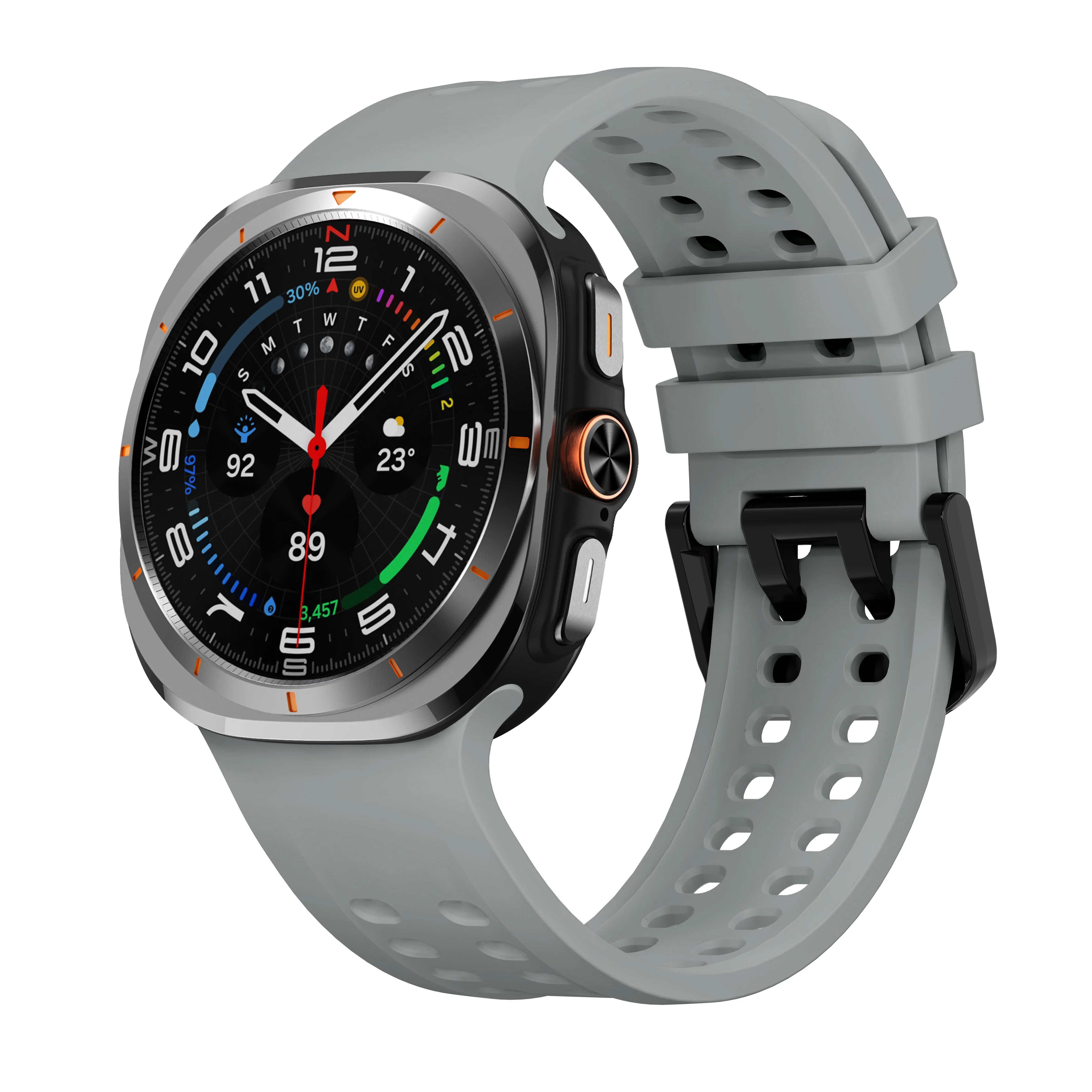  ﻿ Original Silikonarmband für Samsung Galaxy Watch Ultra 2 Armband 47mm Sport Ersatzarmband correa Galaxy Watch 2026 Ultra – Detail 15