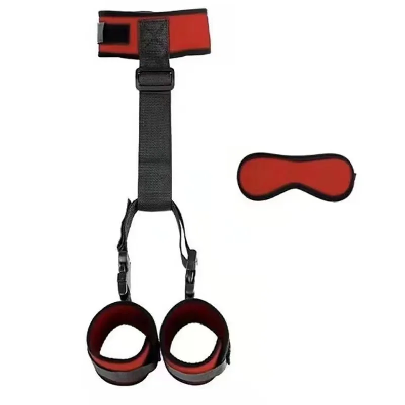 BDSM Adult Sex Toy Kits Sets for Sexy Games Bondage Mask Set Feather Handcuffs Ankle Cuff Restraints for Couple Sexual Aids