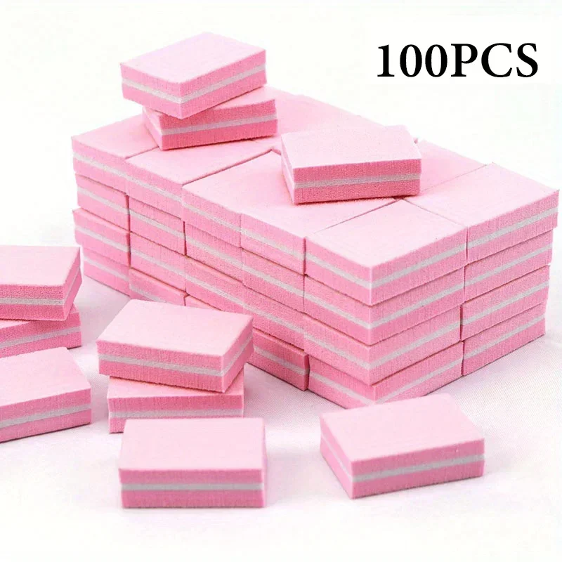 

50/100Pcs Mini Buffing Sanding Files Block Pedicure Manicure Care Nail Art Buffer Polish Manicure Pedicure Nail File Tools