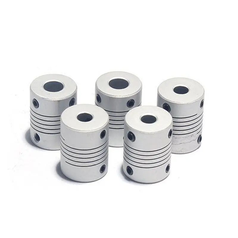 D19L25 3mm 4mm 5mm 6mm 6.35mm 8mm 10mm Aluminum Z Axis Flexible Coupling For Stepper Motor Coupler Shaft Couplings 3D Printer
