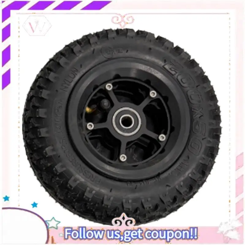 

Easy To Use 9 Inch Pneumatic Tires For Electric Skateboard Damping Cross Country Skateboard Tubeless Tyre Parts Rear Wheel